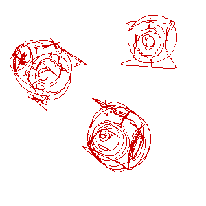 placeholder sketches of cores